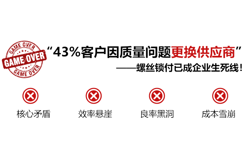 M1.4微型螺絲鎖付良率暴跌至78%，澤達(dá)工業(yè)4.0方案如何3倍提效破局？